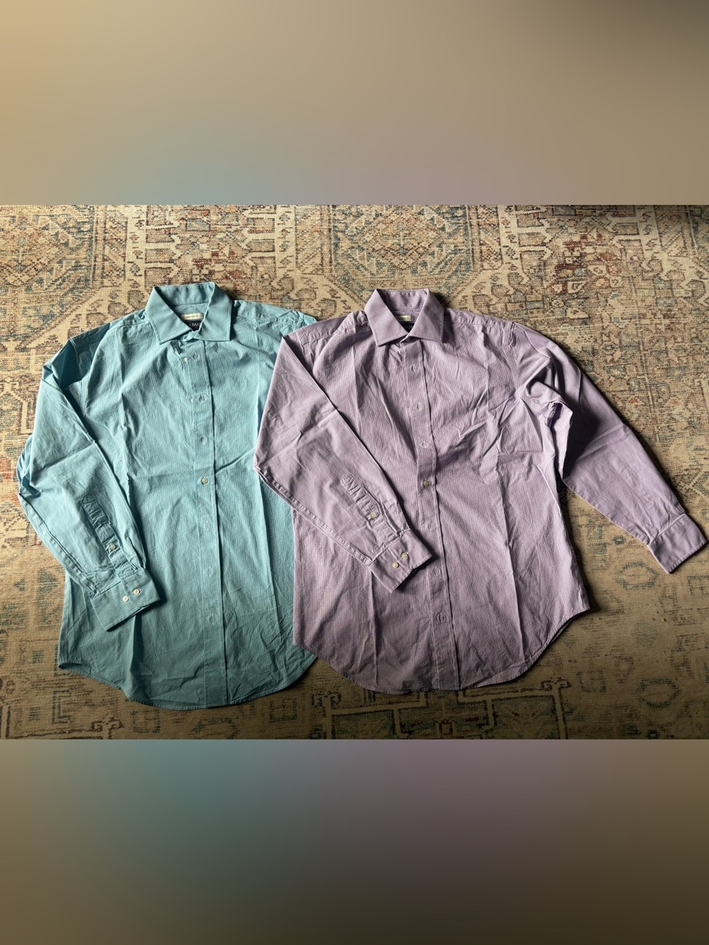 Jos A. Bank tailored fit button down shirt bundle, Men’s 32/33